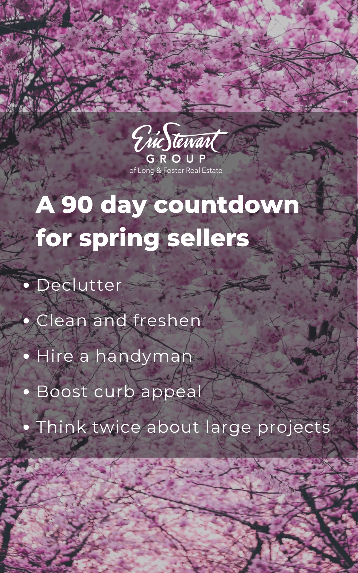 A 90 day countdown for spring sellers Hero image